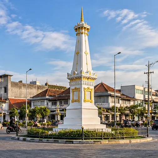 Ilustrasi destinasi Yogyakarta